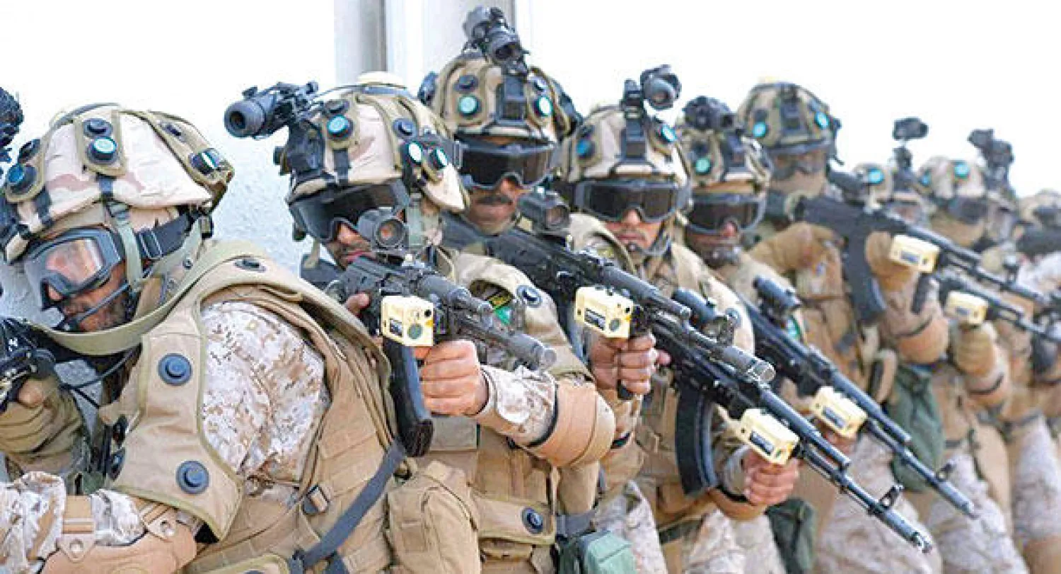 جنود سعوديون خلال تمارينهم العسكرية (واس)