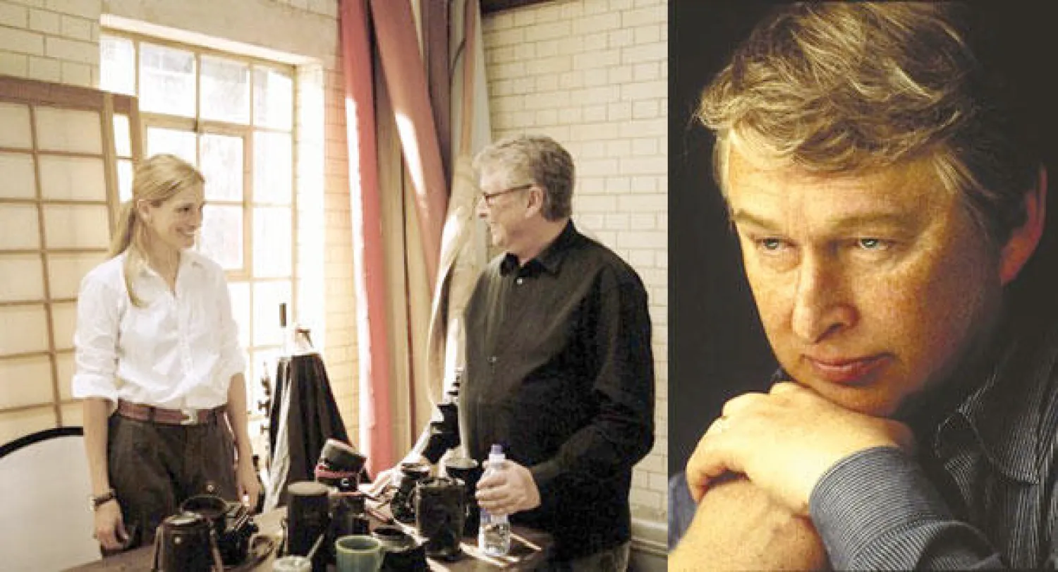 مايك نيكولز   -  نيكولز والممثلة جوليا روبرتس خلال تصوير «كلوزر».