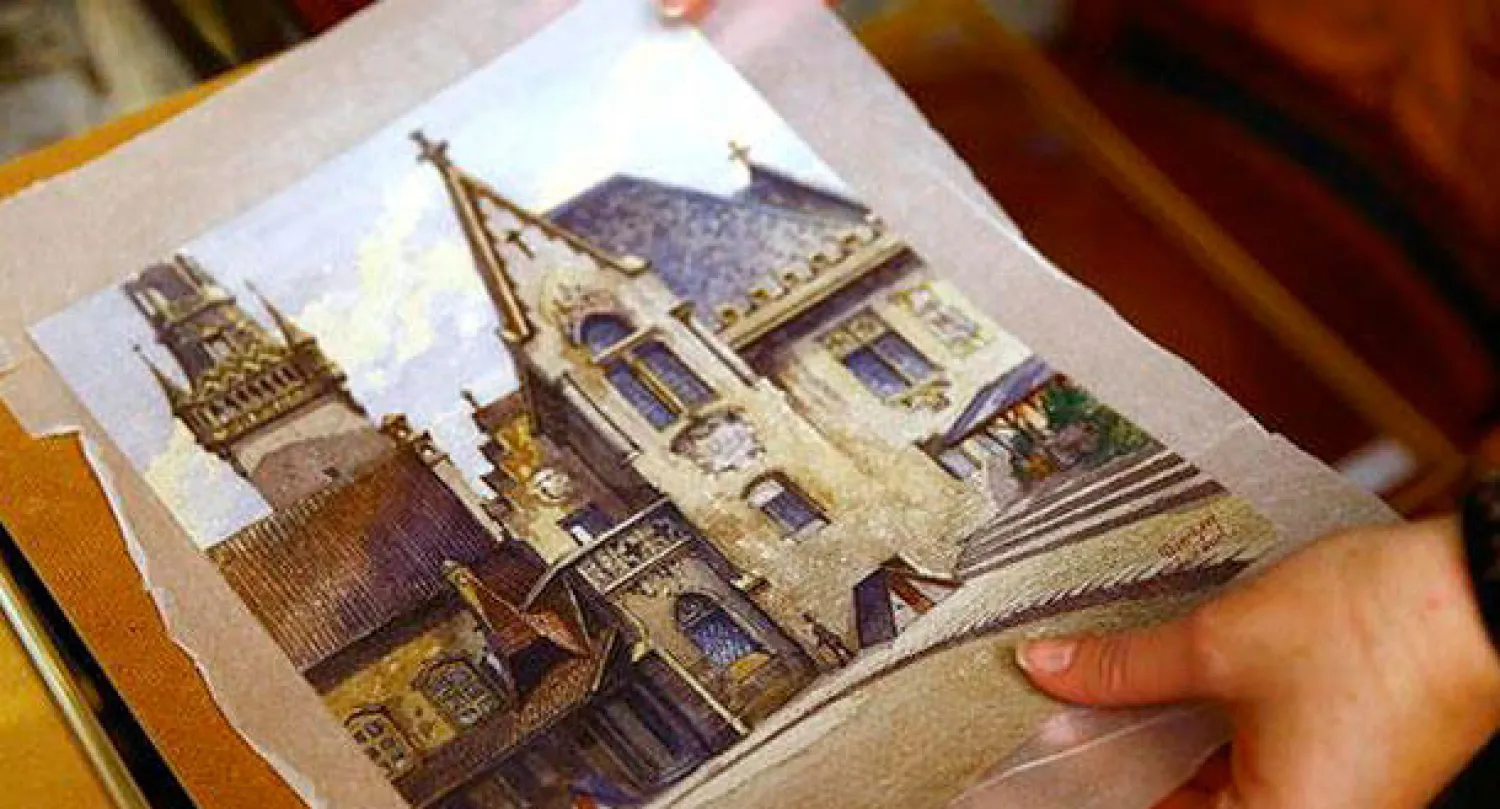 لوحة بالألوان لهتلر