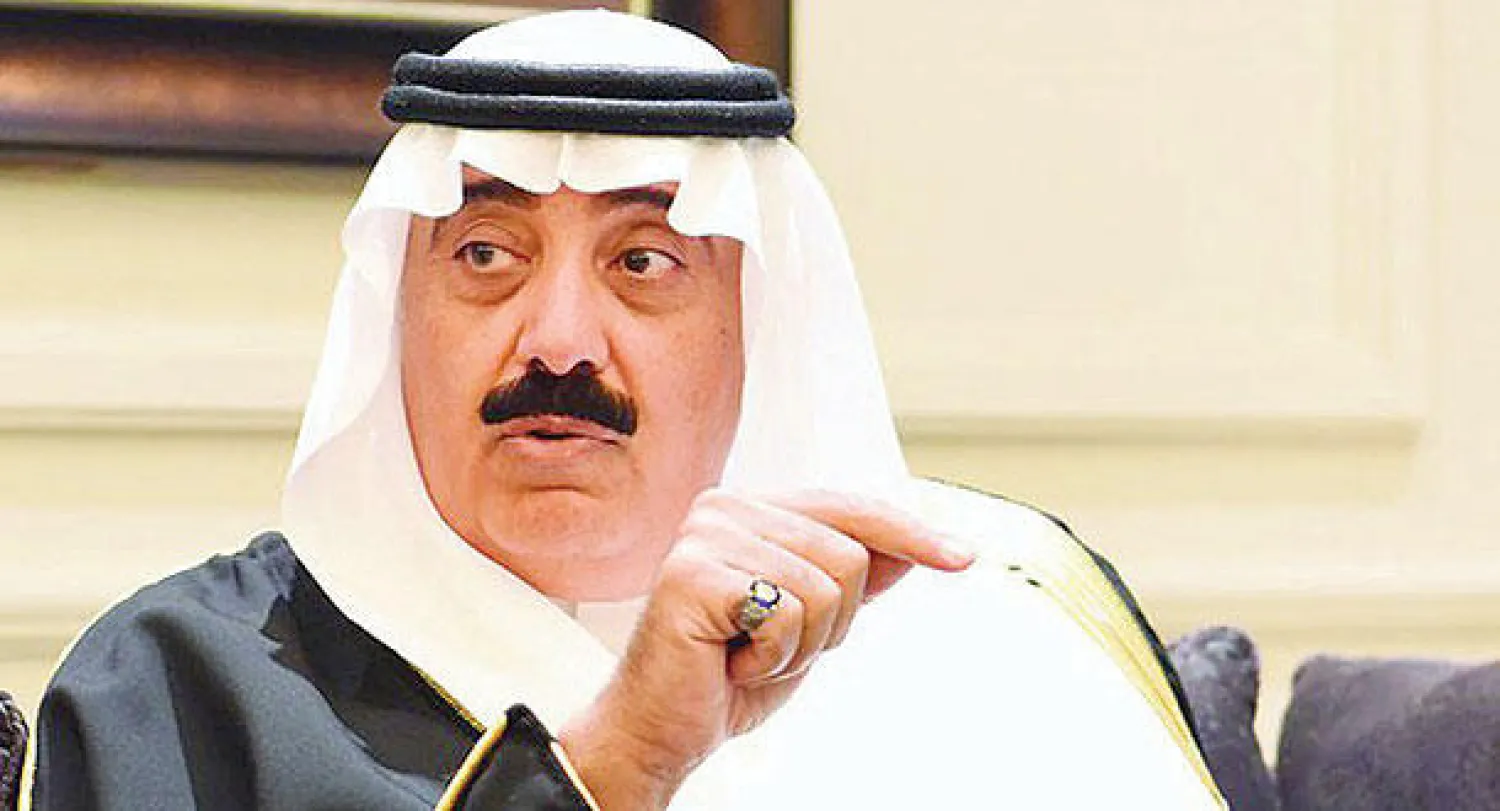 متعب بن عبد الله لـ («الشرق الأوسط»): استئصال الإرهاب في سوريا يستدعي إزاحة النظام الذي أوجده