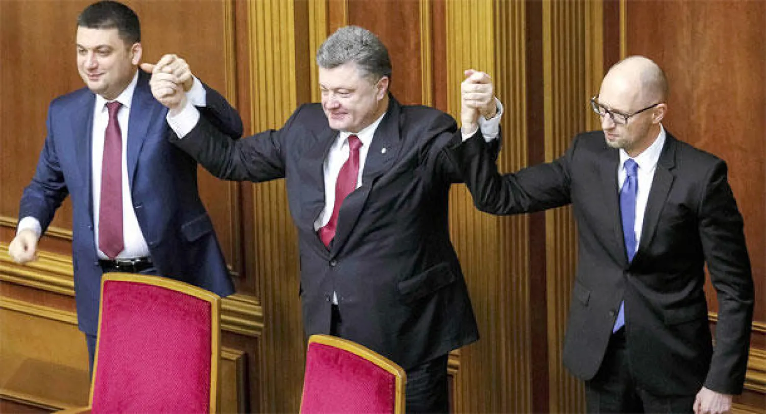 البرلمان الأوكراني ينتخب رئيسا له ورئيسا للوزراء