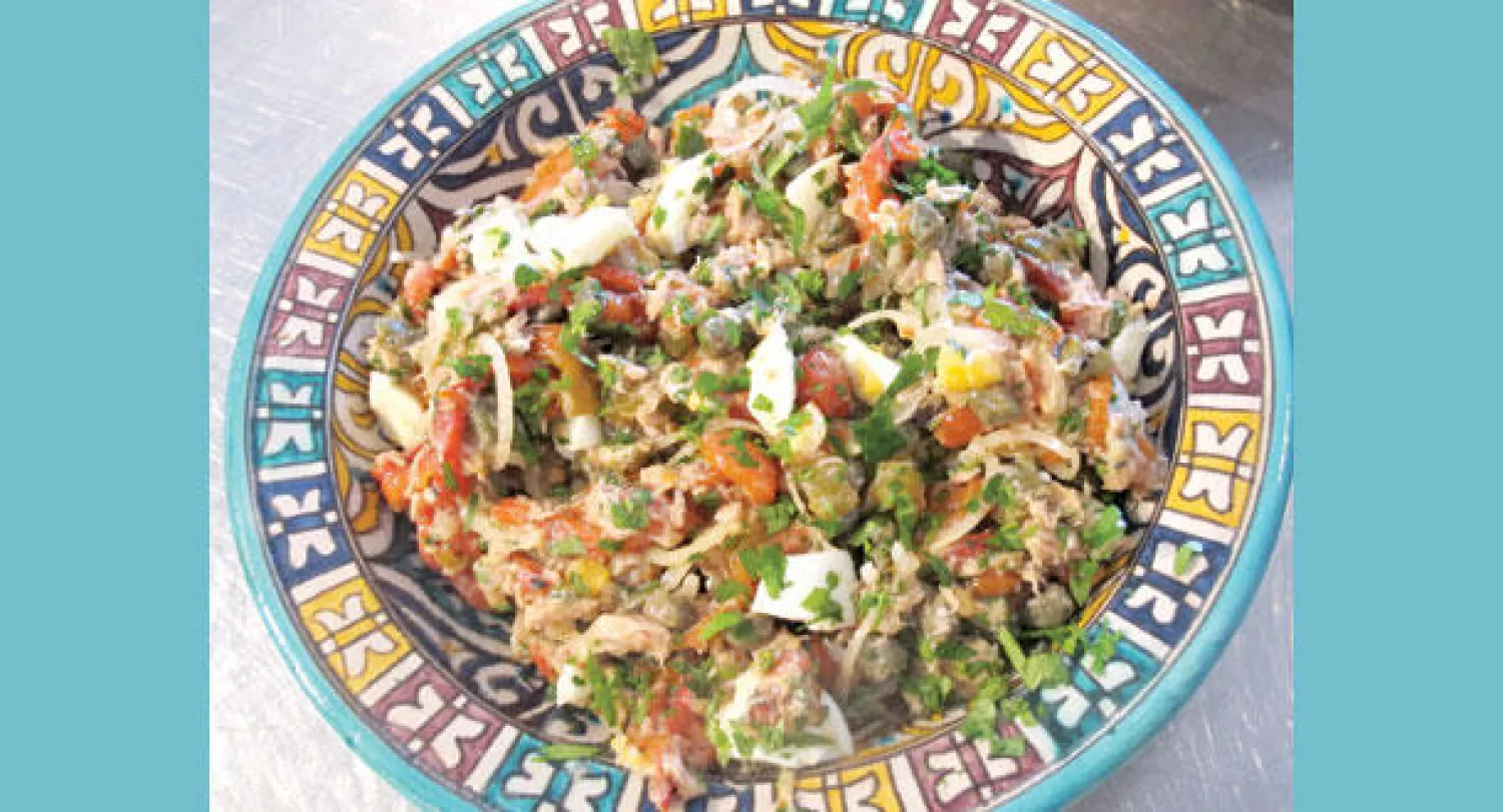 طبق غني بالفيتامينات