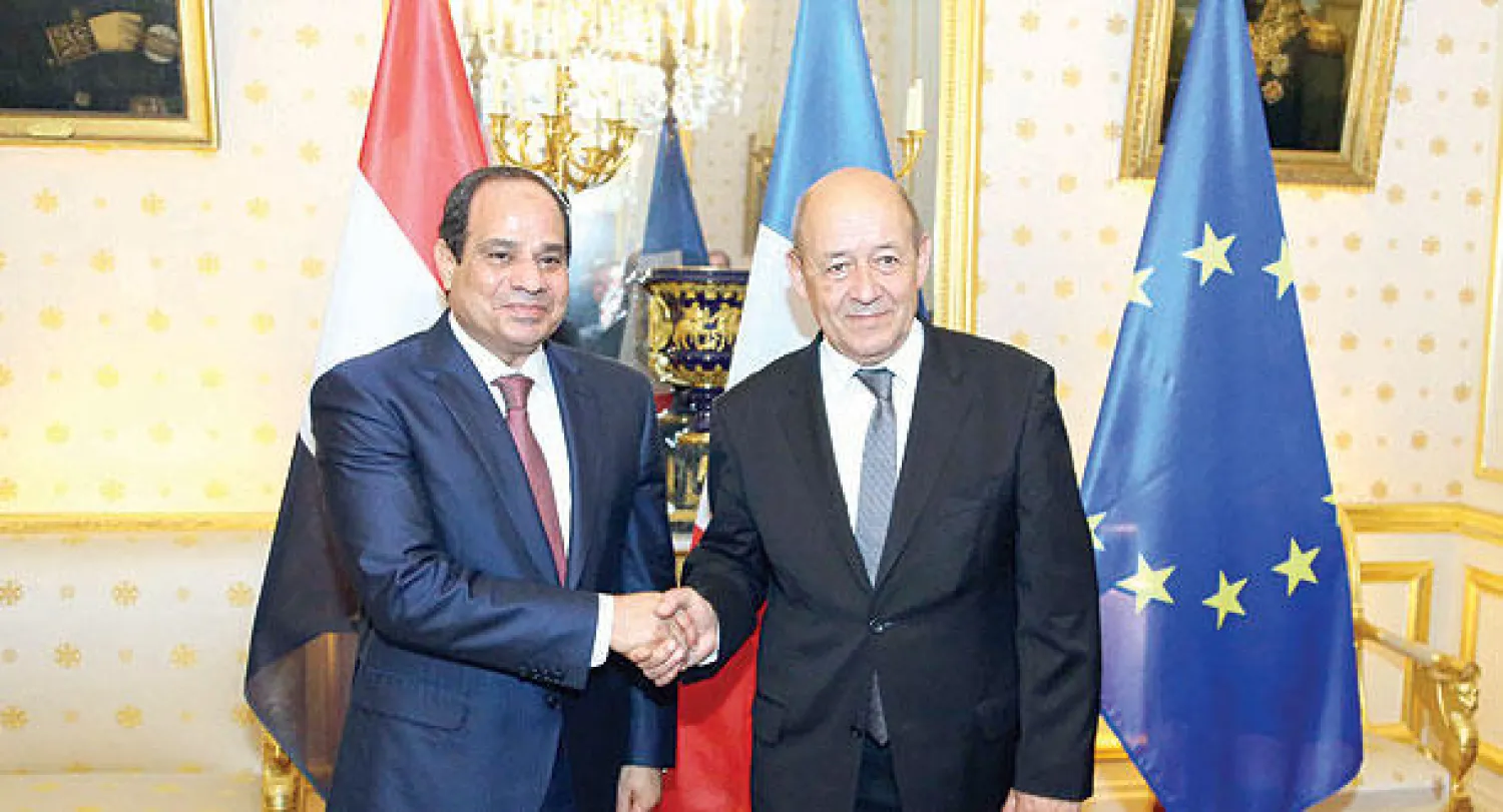 السيسي يؤكد في الجمعية الوطنية الفرنسية حرص مصر على المضي في تنفيذ خريطة المستقبل