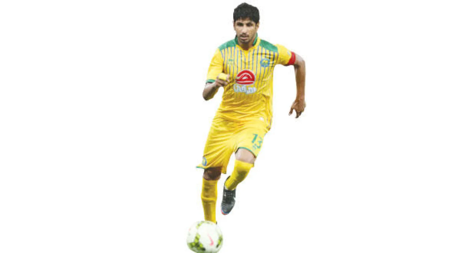 الكويتي مساعد ندا لاعب فريق العروبة