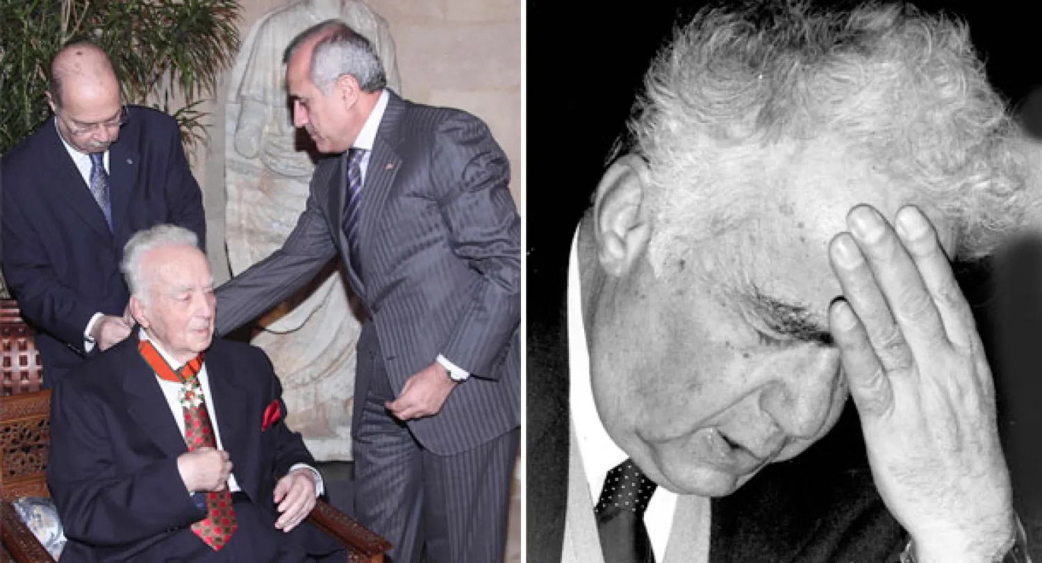 الموت يغيب الشاعر سعيد عقل