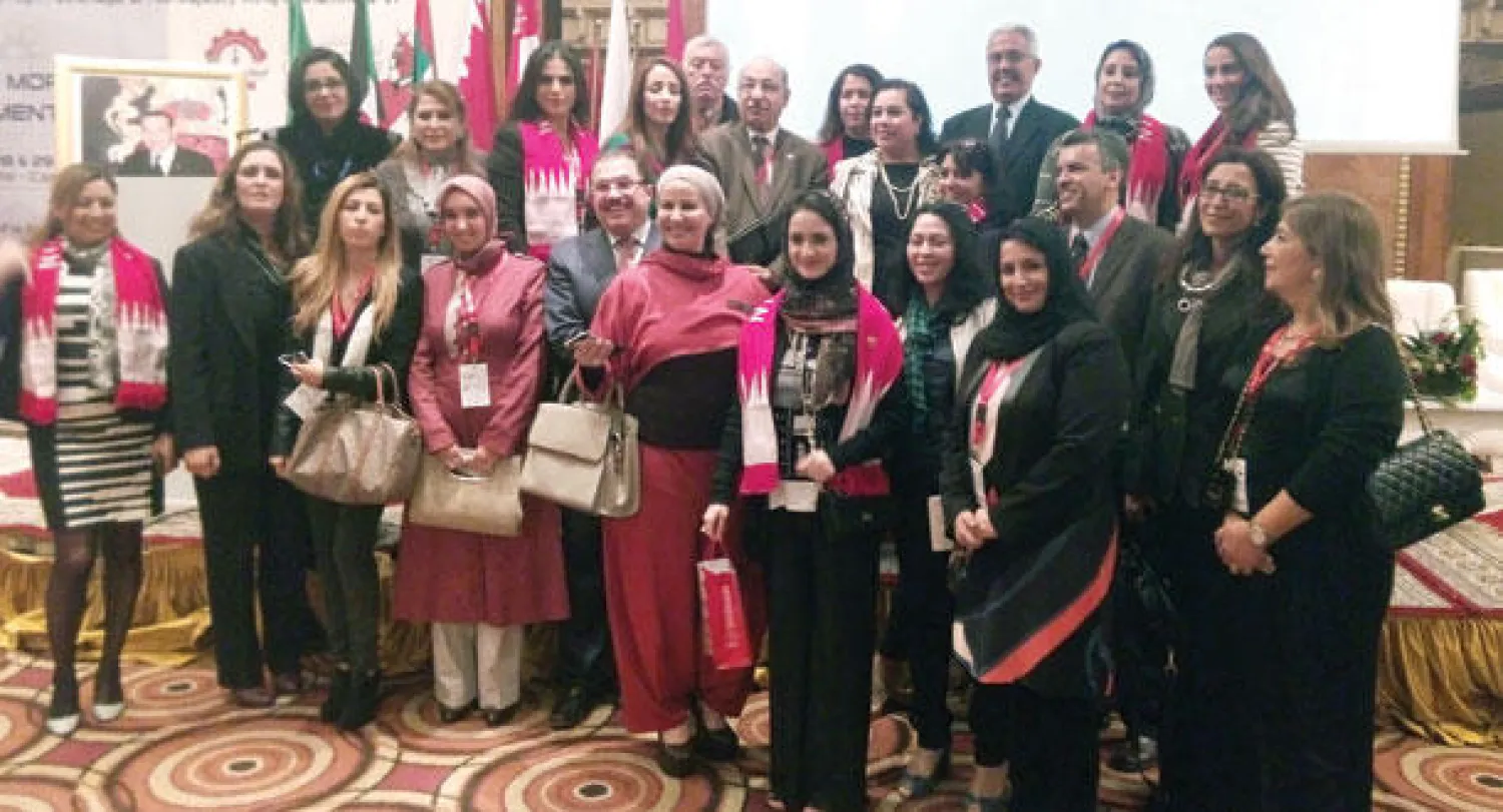 جانب من اجتماع لسيدات الأعمال الخليجيات والمغربيات أمس في الدار البيضاء