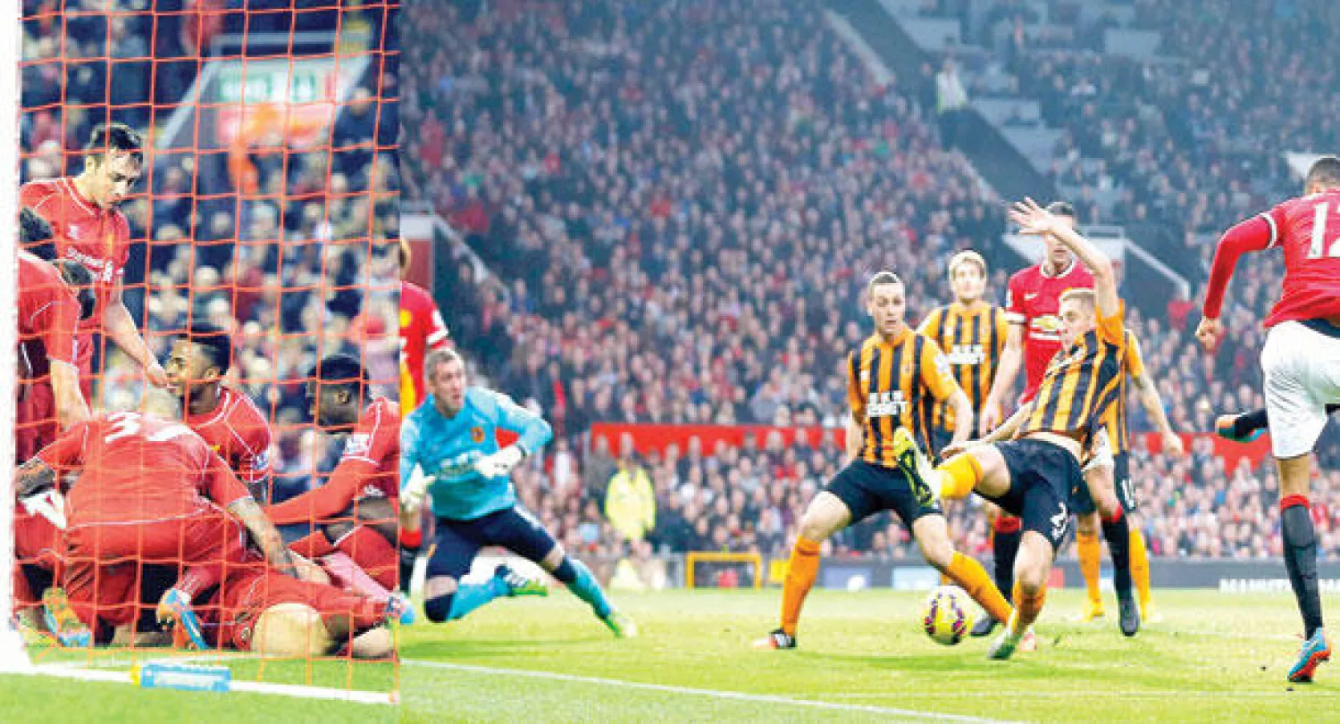 مانشستر يونايتد يواصل استعادة عافيته في الدوري الإنجليزي  -  فرحة لاعبي ليفربول بهدفهم الصعب في ستوك سيتي