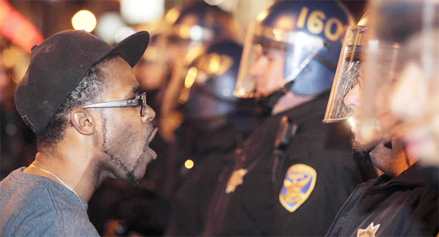 مظاهرات فيرغسون تتجدد والشرطة تعتقل 15 شخصا