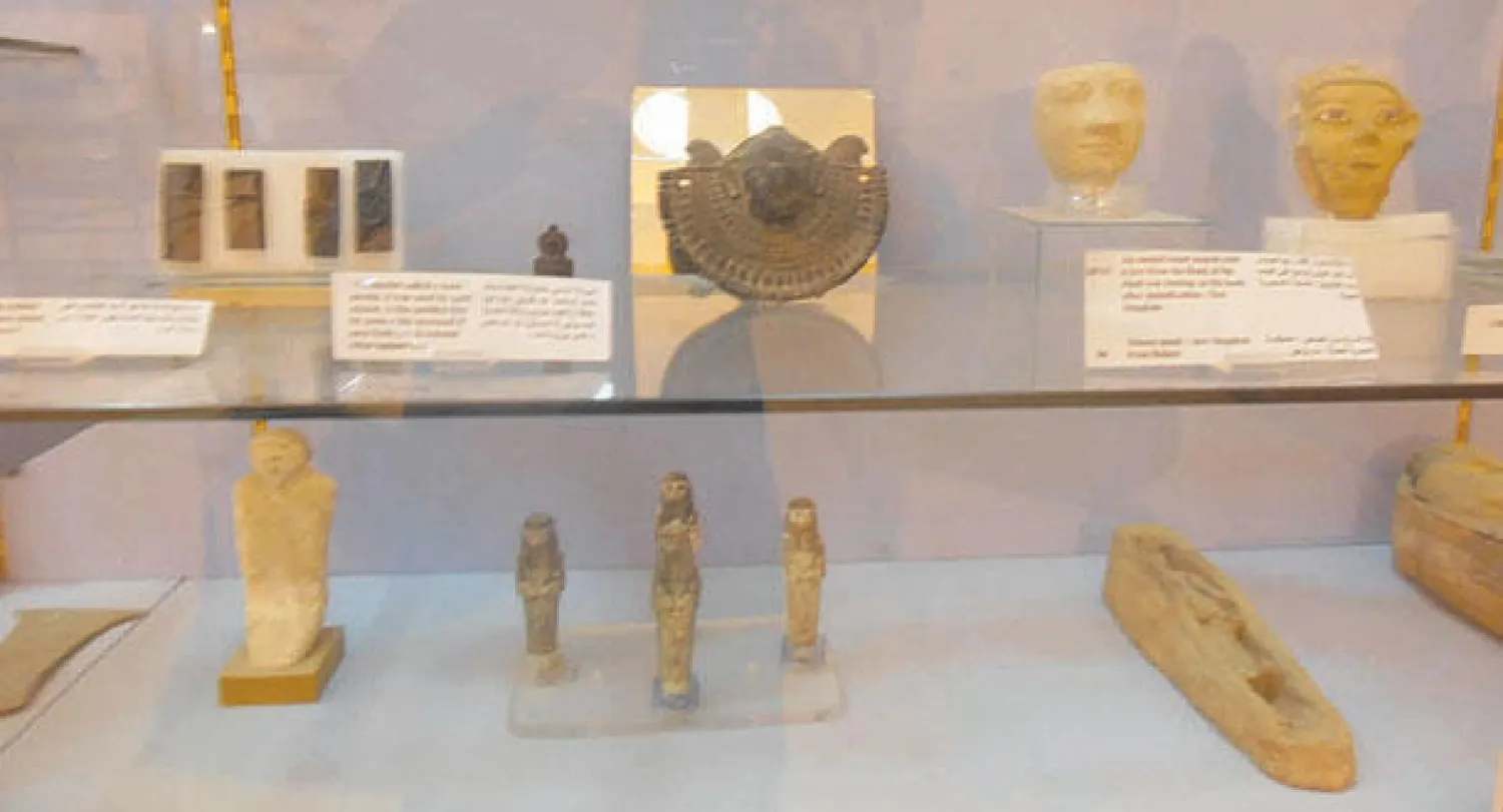 معروضات للحضارة النوبية في الشمال
