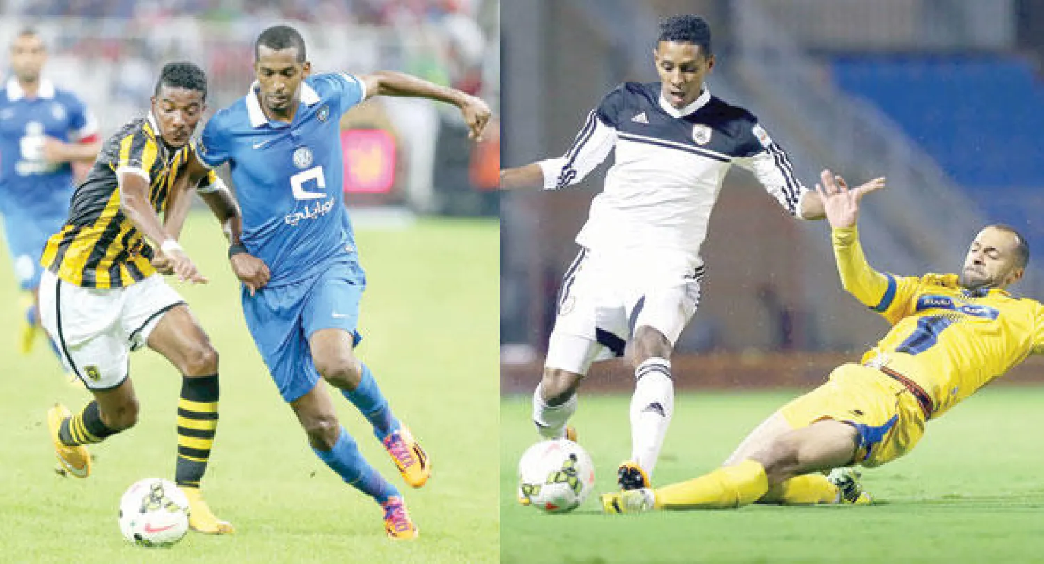 مباراة التعاون والشباب شهدت مفاجأة فجرها الأول على حساب الثاني (تصوير: علي العريفي)  -  كلاسيكو الهلال والاتحاد خرج بنتيجة مخيبة للآمال (تصوير: عدنان مهدلي)