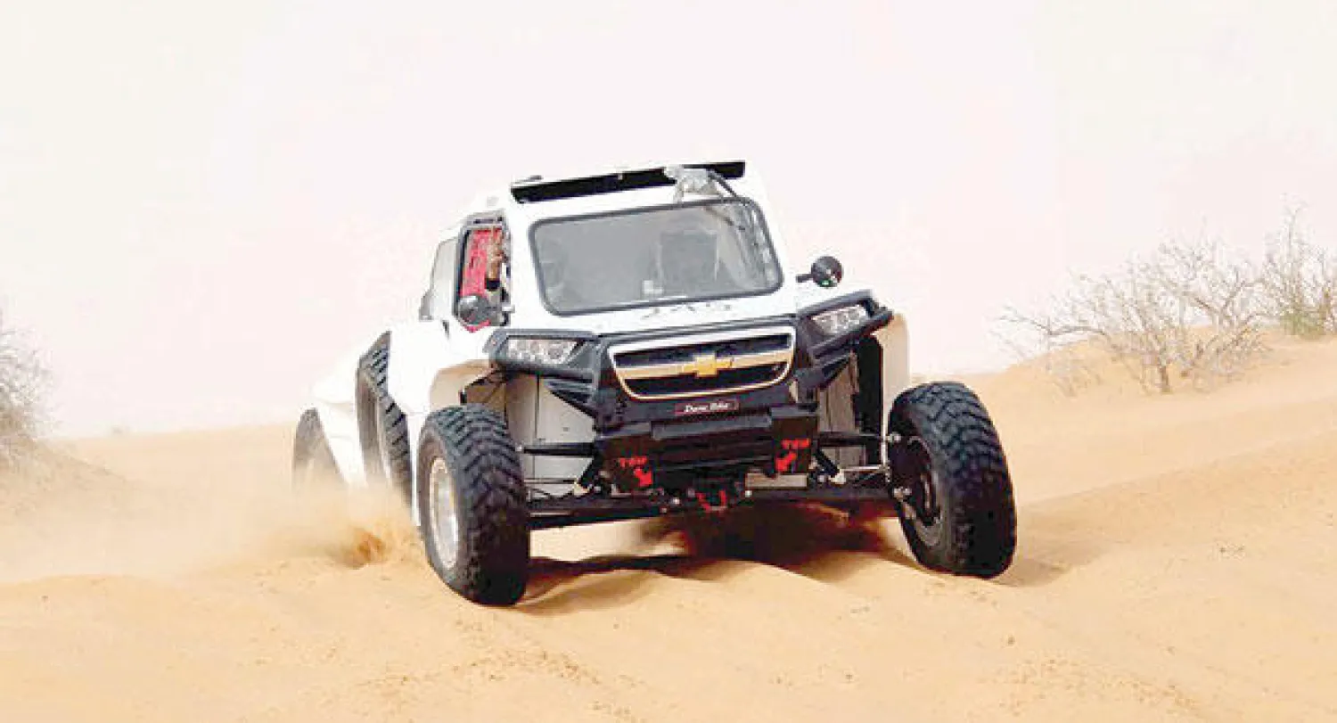 من منافسات رالي حائل الدولي السابقة