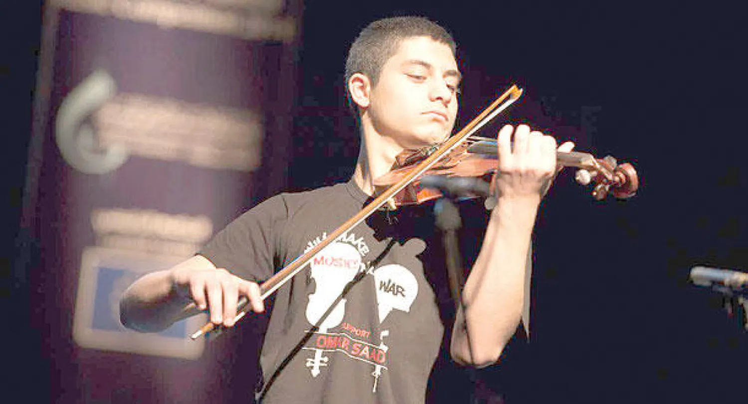 كانت فرصة سانحة لطلبة مدارس مدينة القدس للتعبير عن أحلامهم وهموهم من خلال أغان كتبوا كلماتها ولحنوها