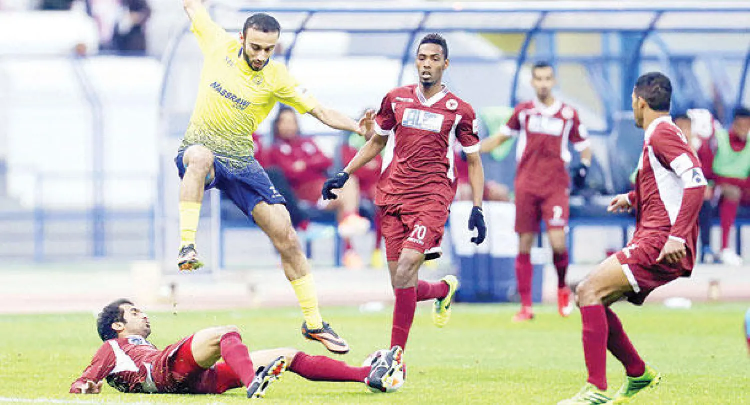 لقاء سابق بين النصر والفيصلي