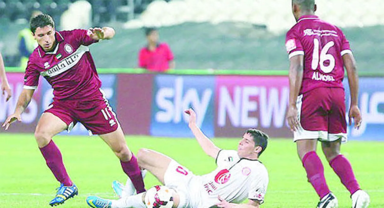 جانب من مباراة سابقة للوحدة