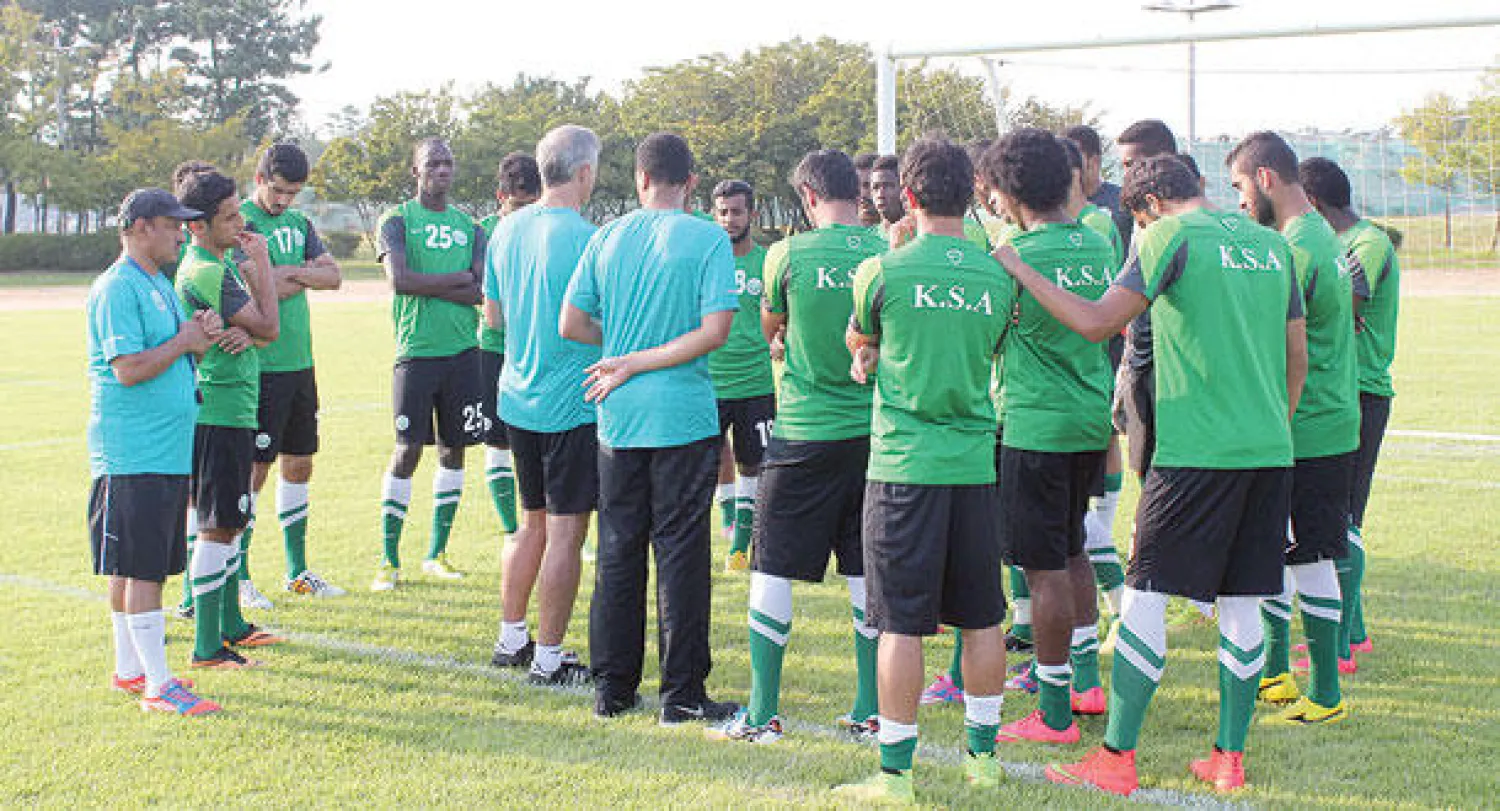 المنتخب السعودي الأولمبي في معسكر سابق