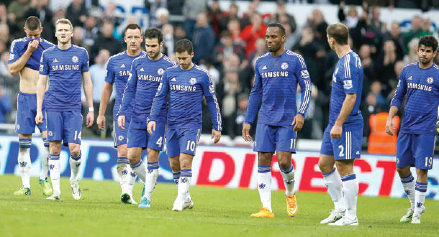 الهزيمة الأولى لتشيلسي في الدوري الإنجليزي (رويترز)