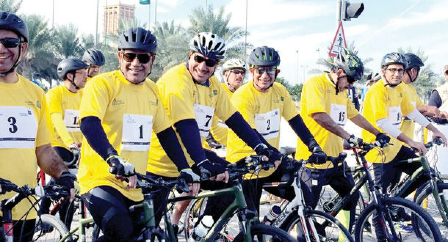 محمد المسحل يبدو حاضرا في مقدمة المتسابقين أمس