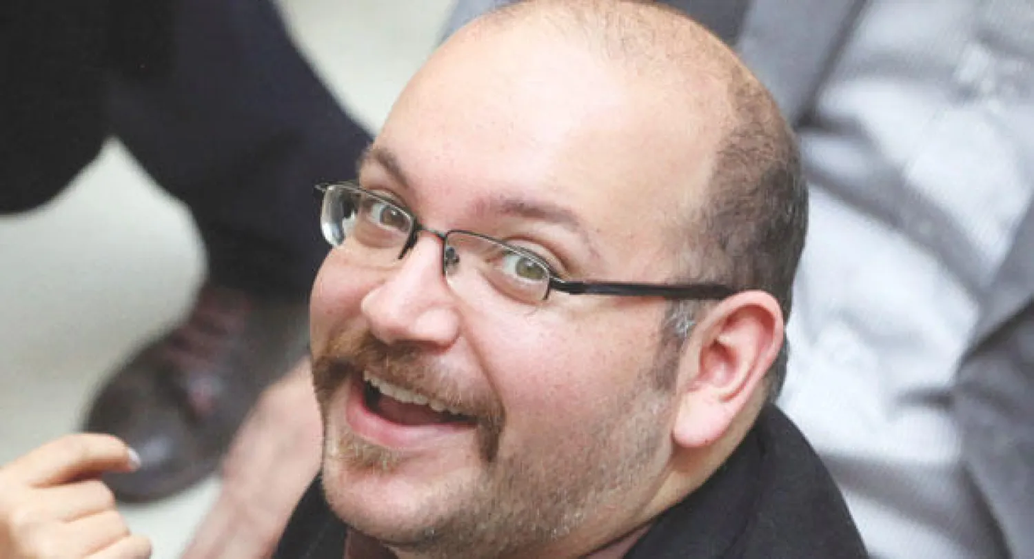 صورة أرشيفية للصحافي جيسون رضايان التقطت في أبريل الماضي (أ.ب)