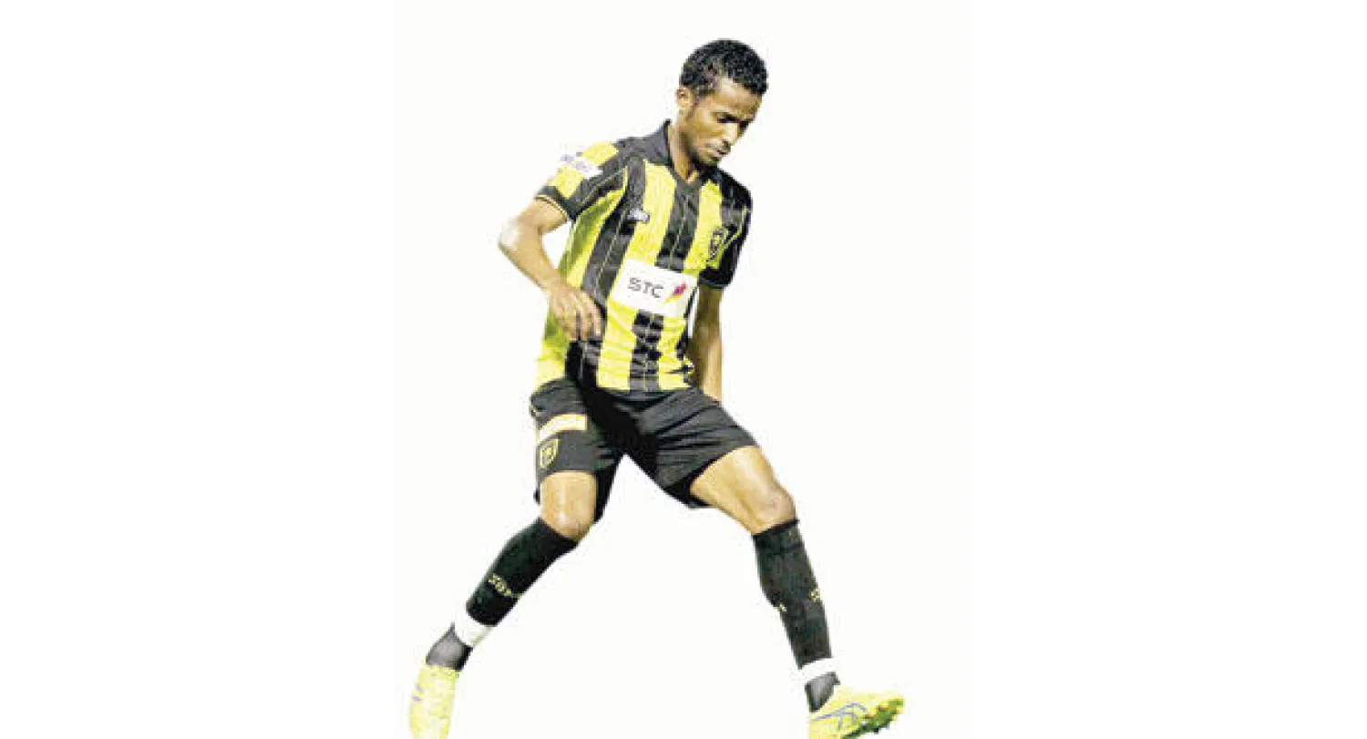 إبراهيم هزازي إبان تمثيله لشعار الاتحاد