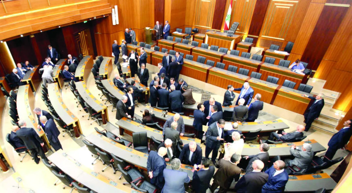 جلسة البرلمان اللبناني أمس (غيتي)