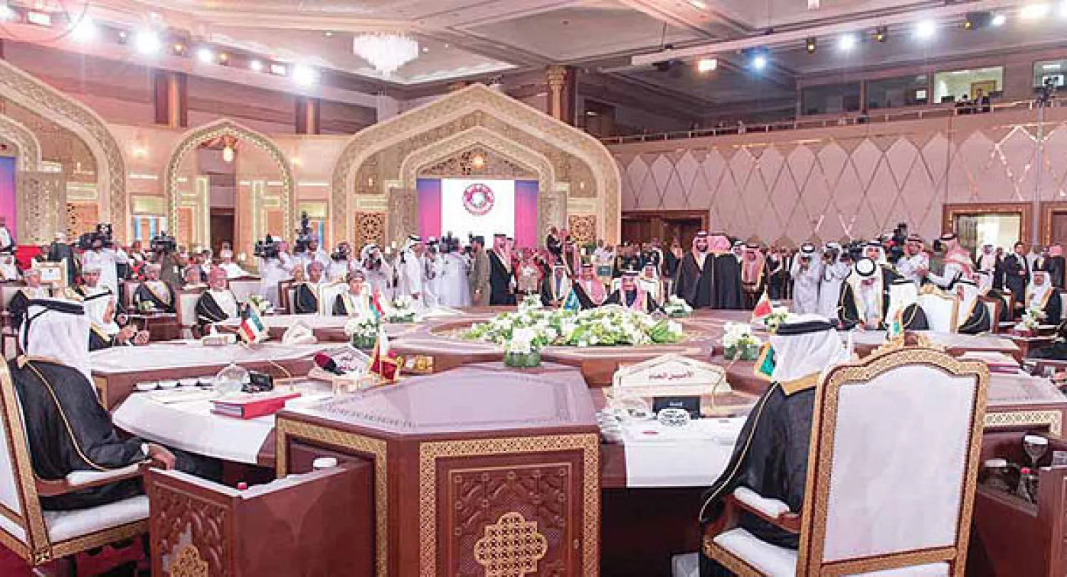 اجتماع قادة دول مجلس التعاون الخليجي أمس (واس)