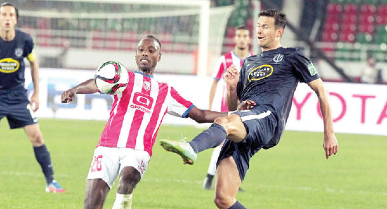 من مباراة المغرب التطواني وأوكلاند سيتي النيوزيلندي في افتتاح مونديال الأندية (إ.ب.أ)