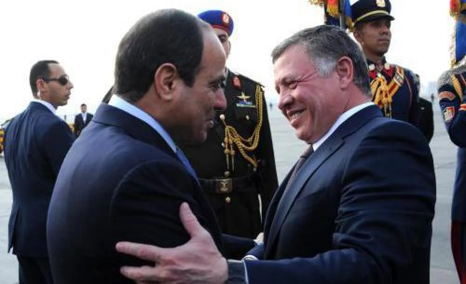 الرئيس المصري يزور الأردن يرافقه وفد وزاري