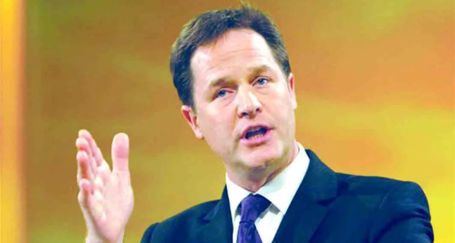 نائب رئيس الوزراء البريطاني نك كليغ