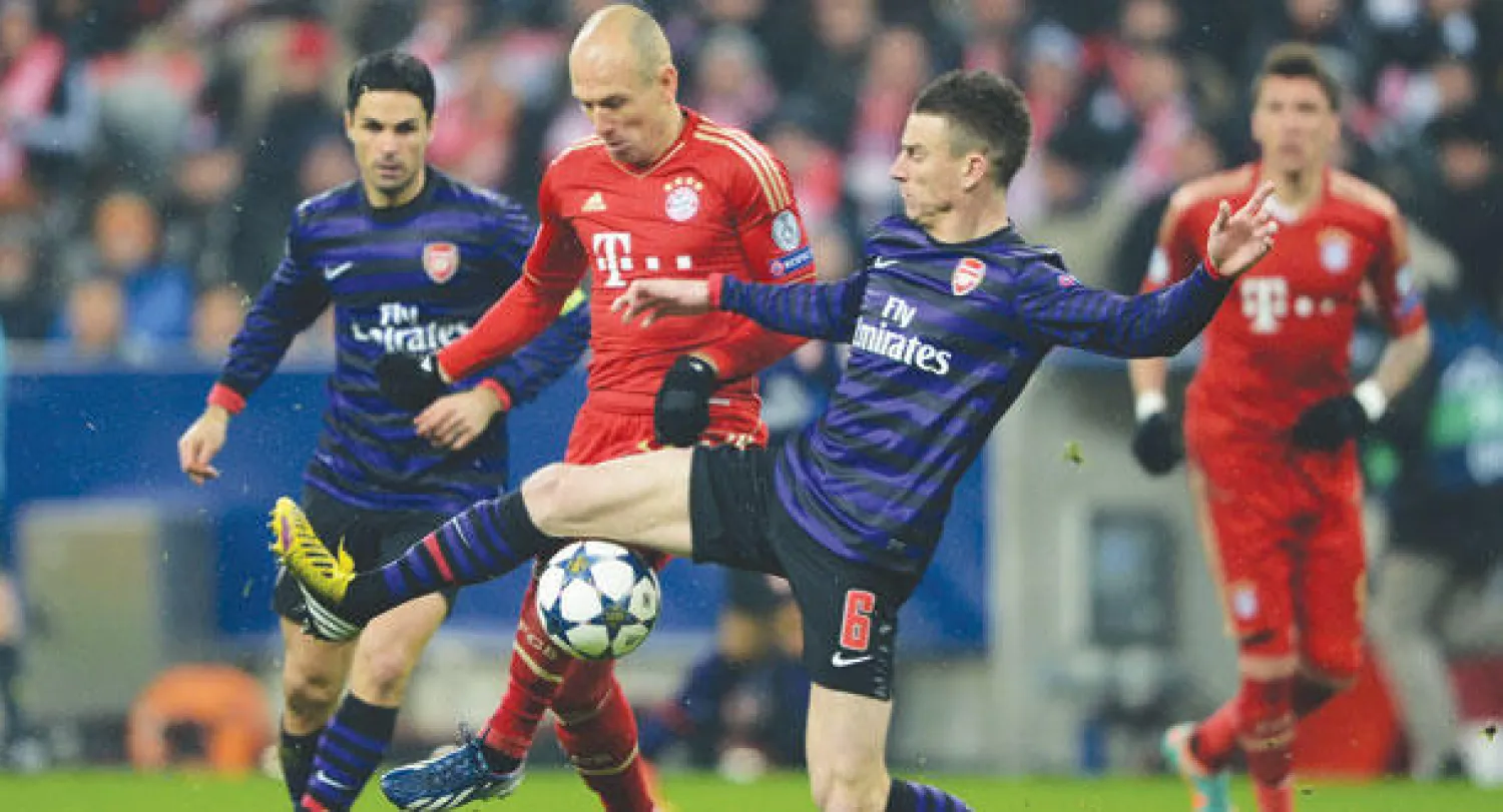 في مارس العام الماضي ودع آرسنال دور الـ16 رغم فوزه 2/صفر على بايرن (بايرن فاز في مباراراة الذهاب 3/1)