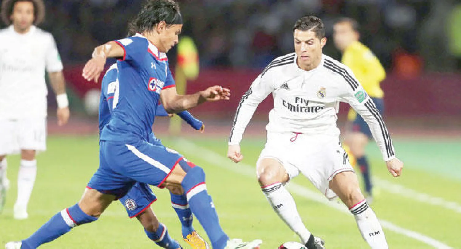 رونالدو في إحدى هجمات ريال مدريد (إ.ب.أ)