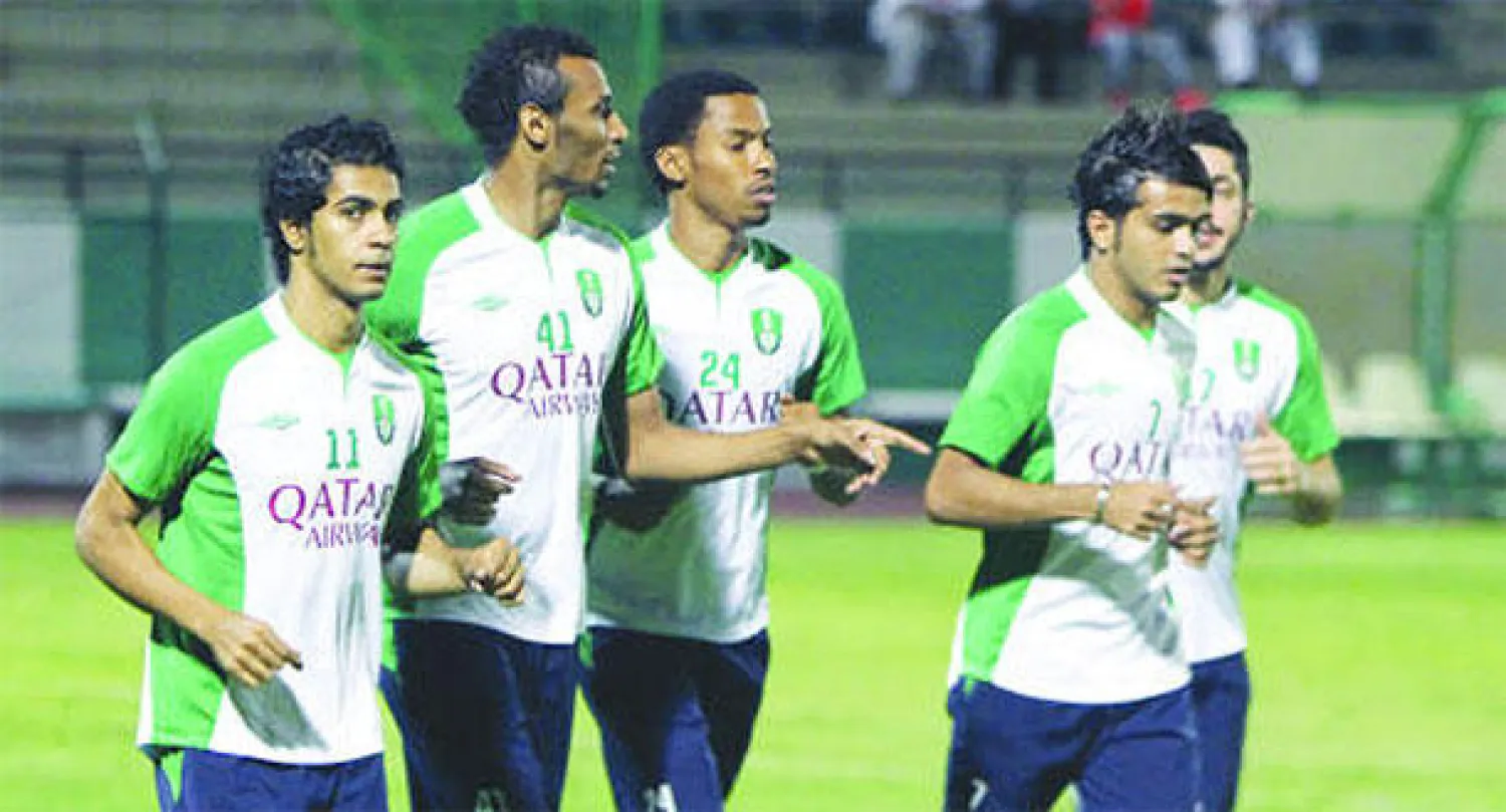 من استعدادات الأهلي لمواجهة الاتفاق