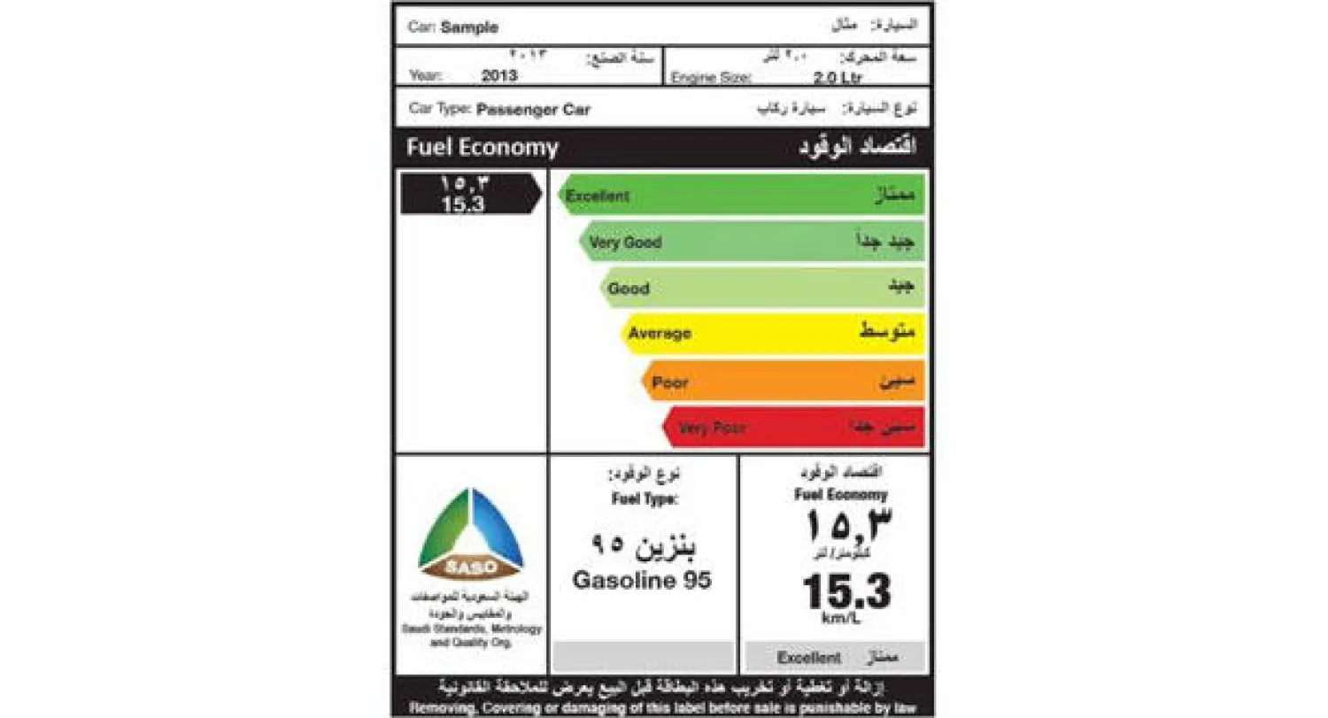 «كفاءة الطاقة» شرط لاستيراد السيارات في السعودية بدءا من 2015