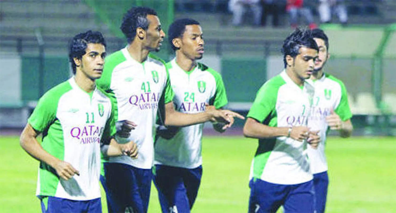 جانب من التدريبات الأهلاوية الأخيرة