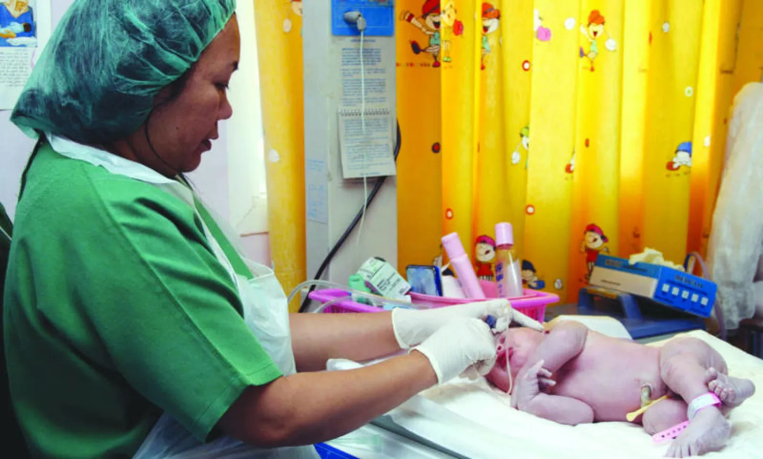 صورة لمولود في أحد المستشفيات السعودية (تصوير: سلمان المرزوقي)