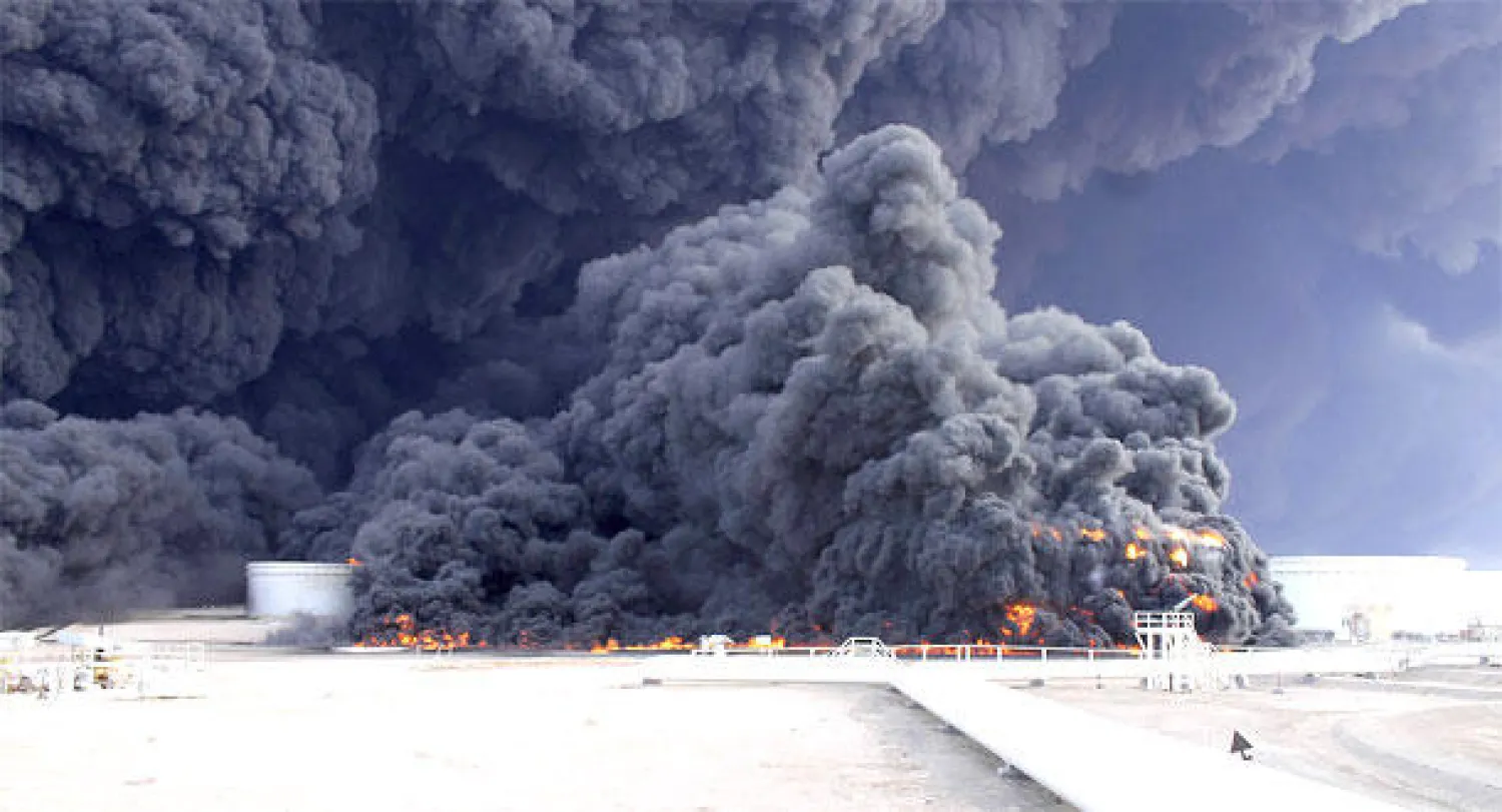 الجيش الليبي يشن غاراته على مصراتة ردا على استهداف مرفأ السدرة النفطي