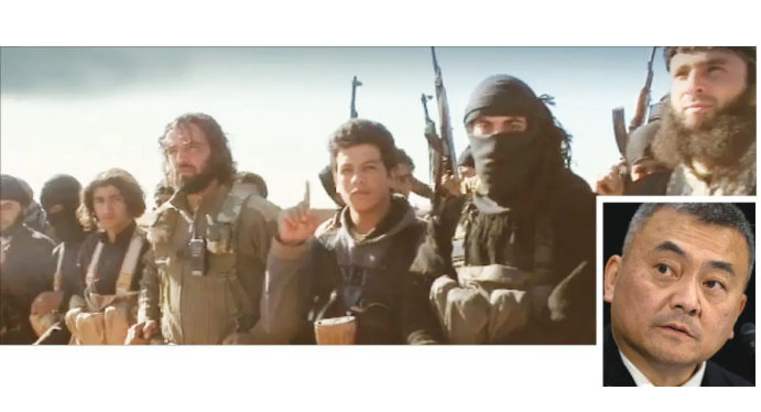 قرابة 1.000 مقاتل أجنبي يتدفقون على العراق وسوريا شهريا، حيث يرغب معظمهم في الانضمام لـ«داعش» (نيويورك تايمز)، و ميجور جنرال مايكل كيه. ناغاتا، قائد قوات العمليات الأميركية الخاصة في «الشرق الأوسط»