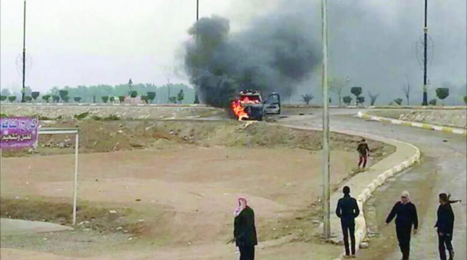 صور لواقع حال الرمادي في اليوم الأول من العام 2015