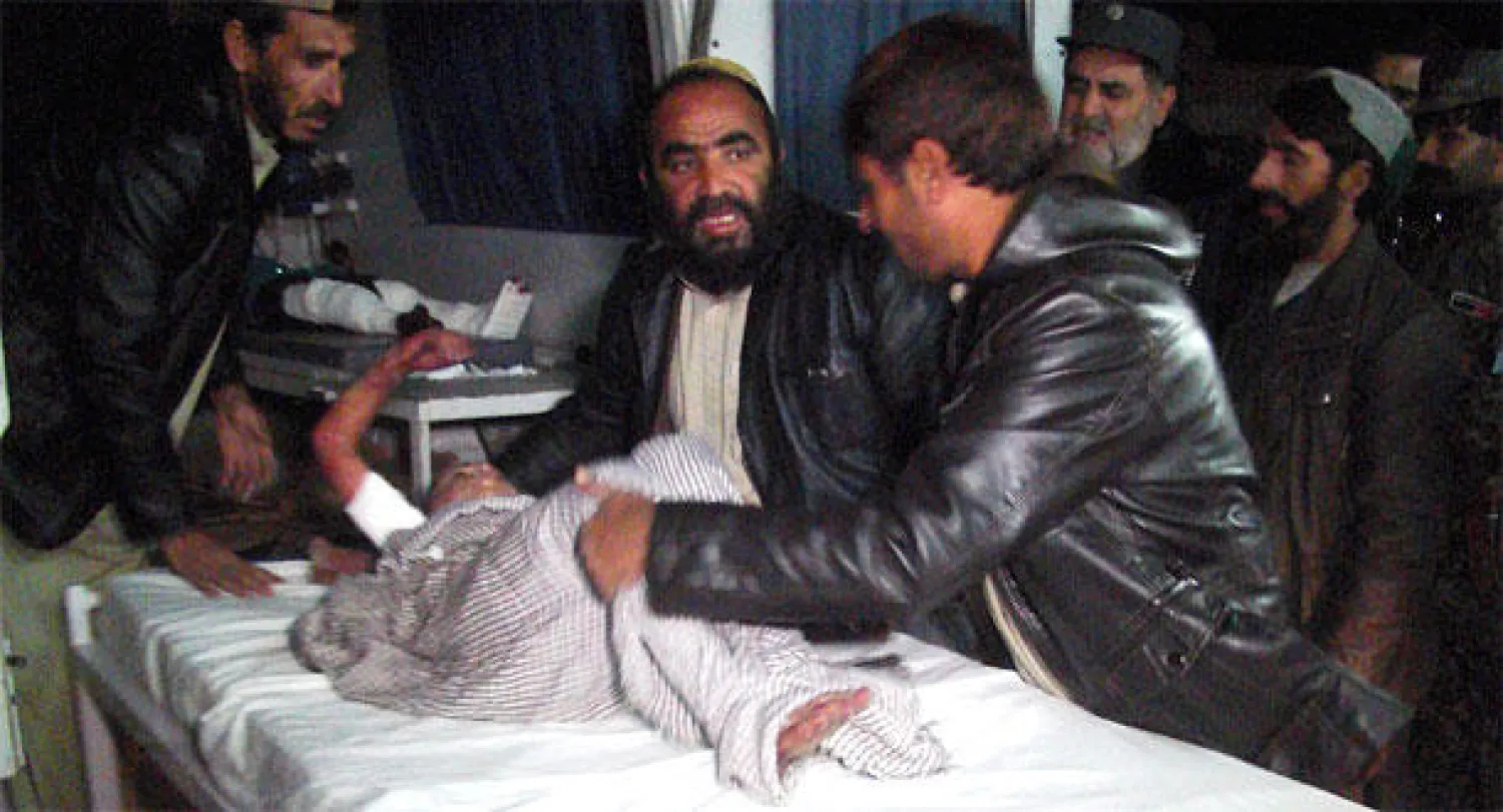 مقتل 15 وجرح 45 بقصف في أفغانستان