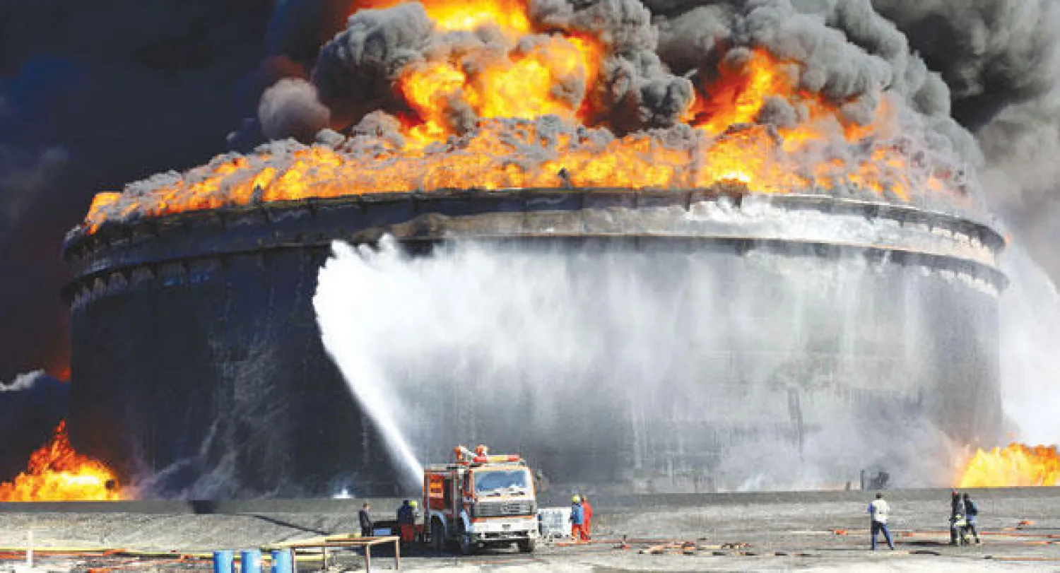 فقدت ليبيا ما يقدر بأكثر من نصف انتاجها من النفط (رويتر)