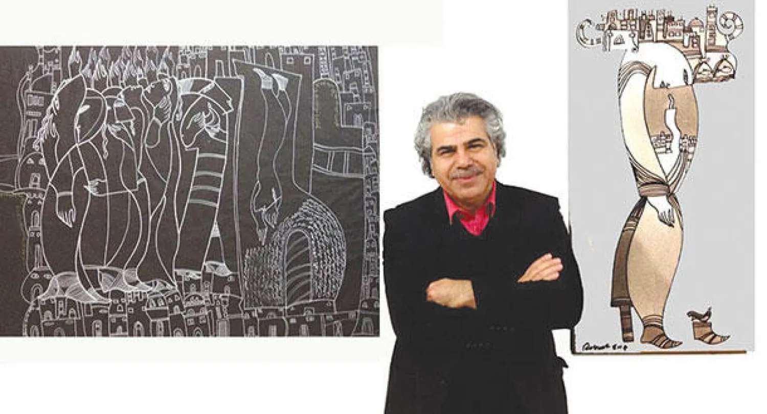 ريبوار سعيد مع أعماله