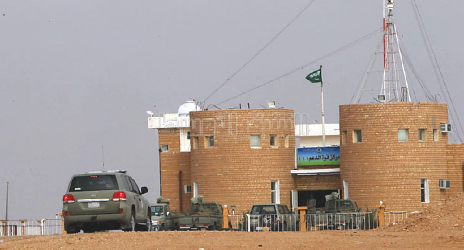 أحد مراكز قوى الدعم التابع لقوة حرس الحدود شمال السعودية (تصوير: عبد الله الشيخي)