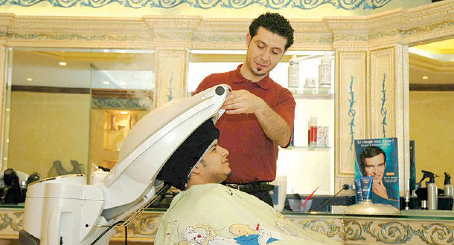 استخدام جهاز حمام الزيت لتغذية الشعر