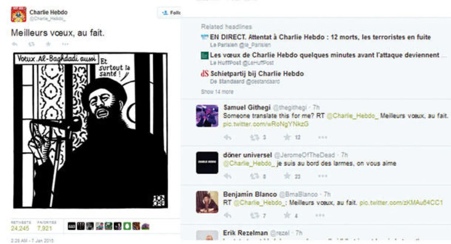 آخر تغريدة لـ«شارلي بيدو» تسخر من البغدادي