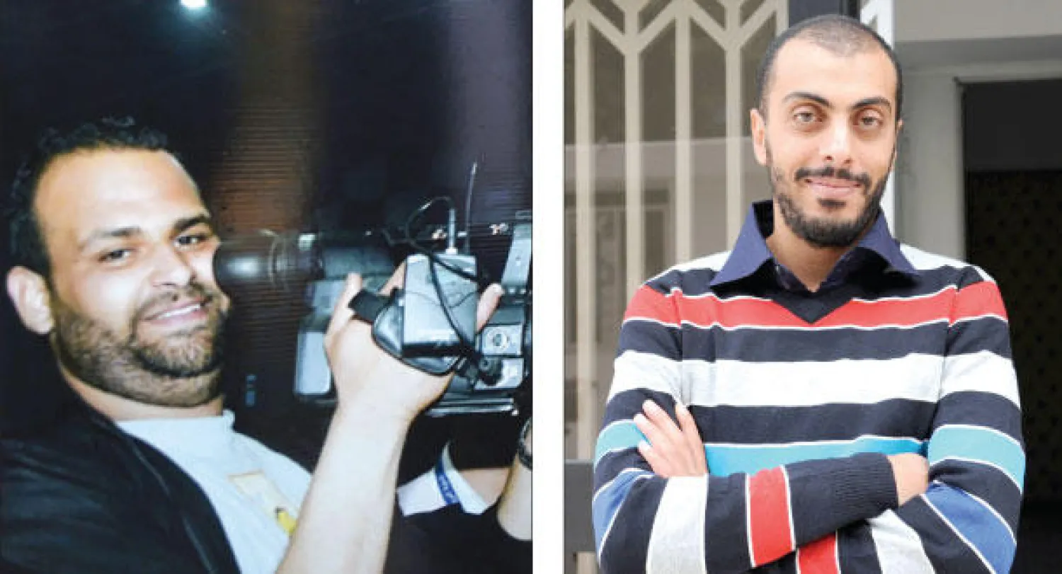 الصحافي التونسي سفيان الشورابي  و المصور الصحافي التونسي نذير القطاري
