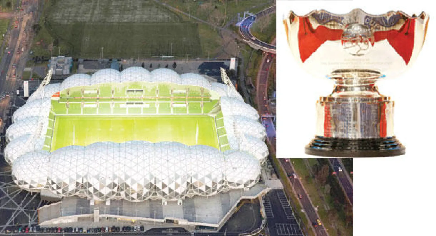 ملعب «إيمي بارك» في ملبورن الذي سيشهد حفل الافتتاح الآسيوي