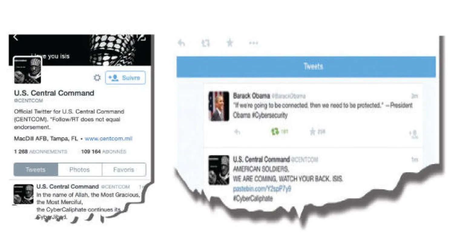 اختراق مواقع التواصل الاجتماعي العسكرية الأميركية من مناصرين للإرهاب