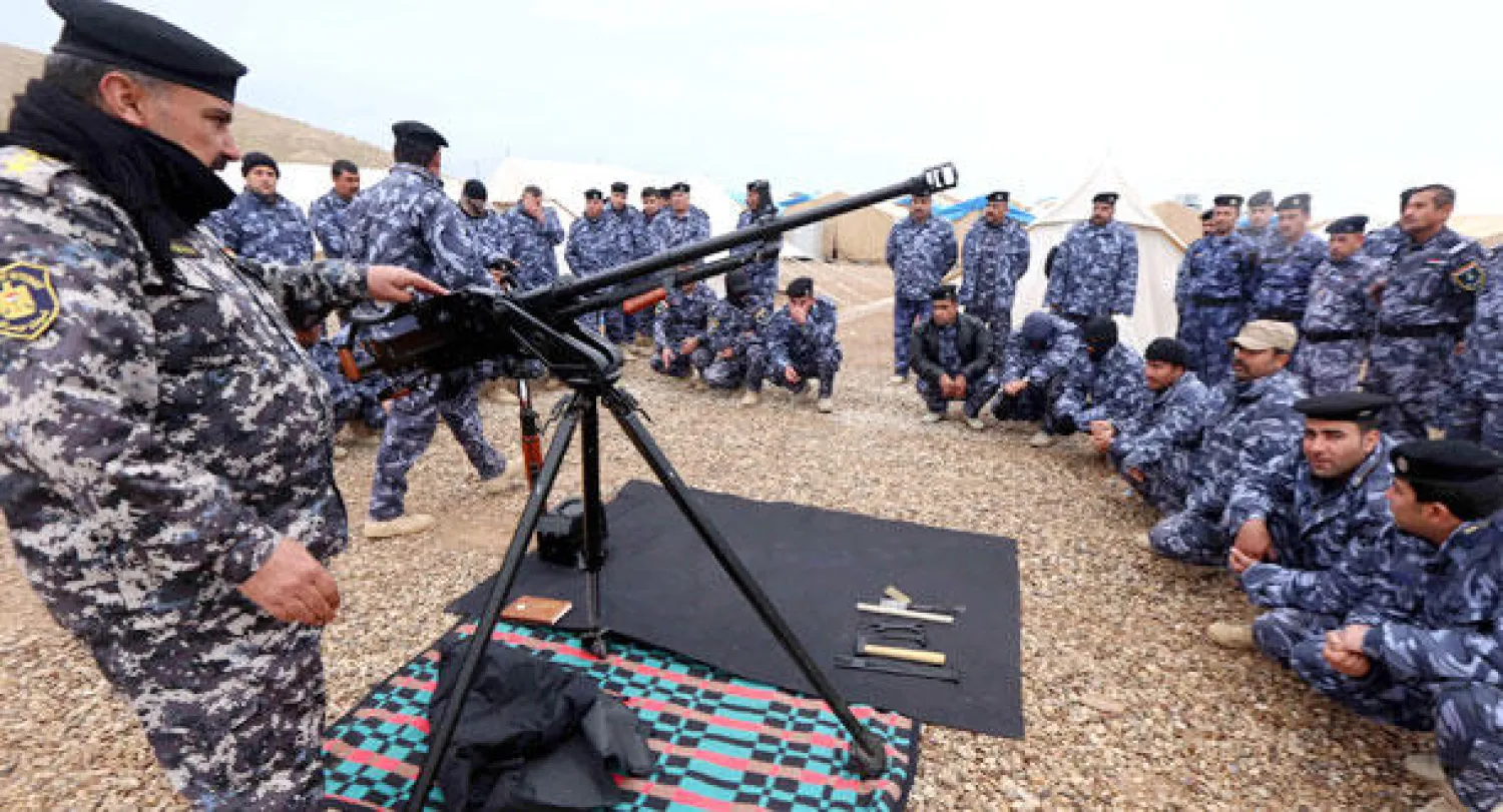 أكثر من 4000 ضابط وجندي يتدربون قرب الموصل