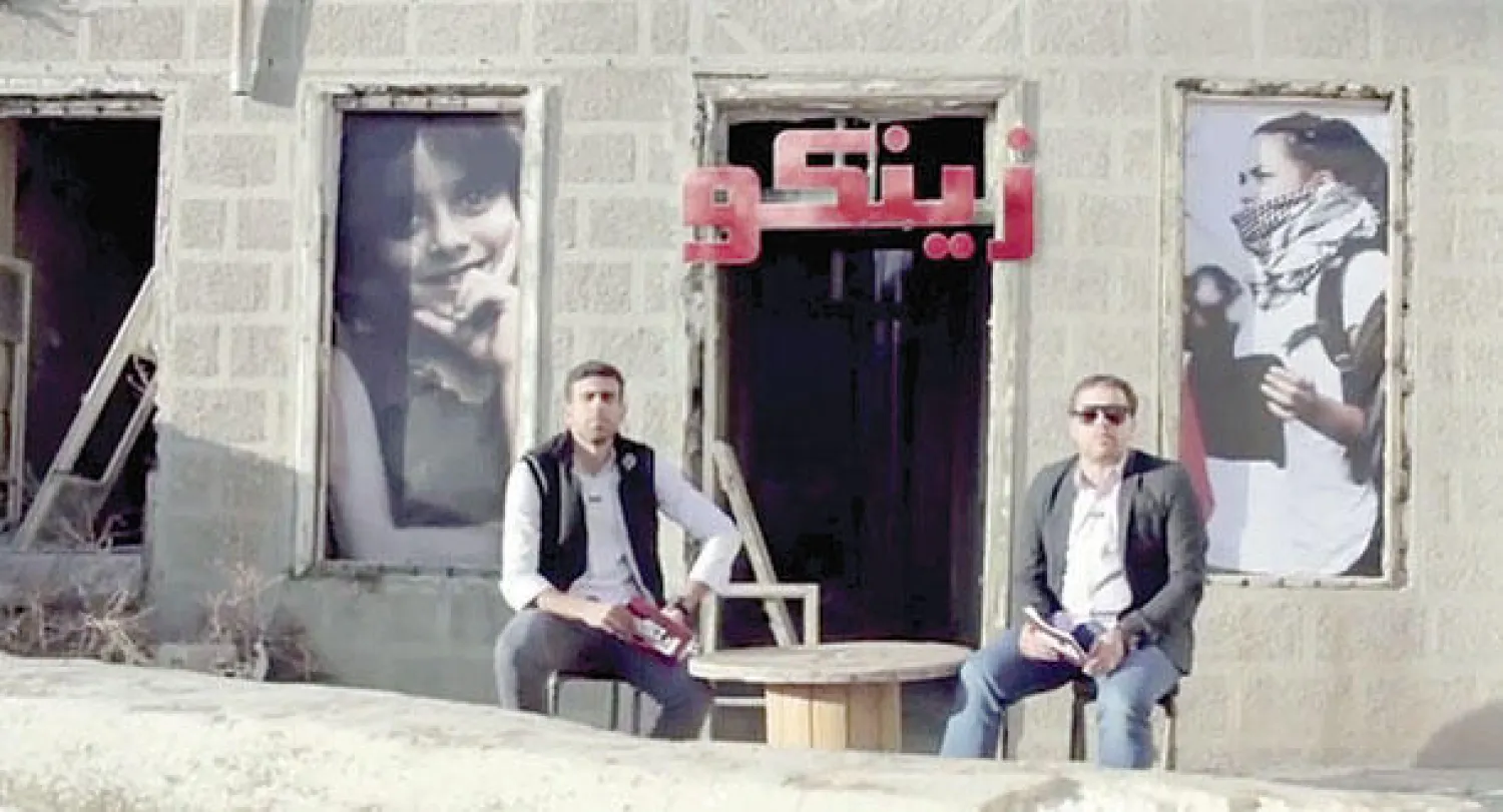 عبد الرحمن ظاهر ومحمود رزق في مشهد من «زينكو»