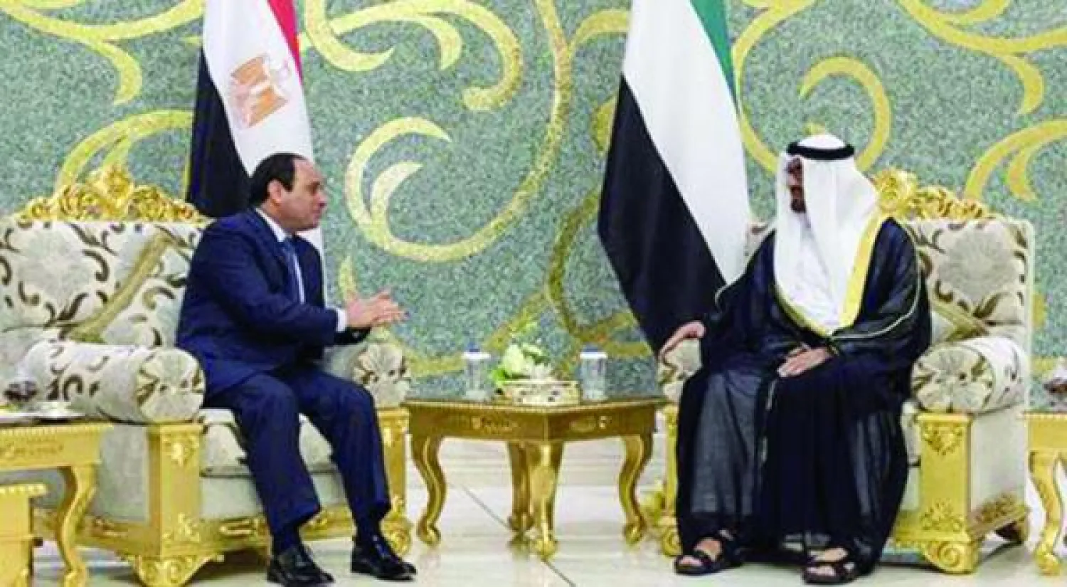 استقبال رسمي حافل للسيسي في أبوظبي
