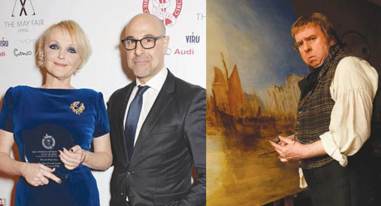 تيموثي سبول نال جائزة الممثل البريطاني عن «مستر تيرنر»  -  ميراندا رتشاردسون وستانلي توشي